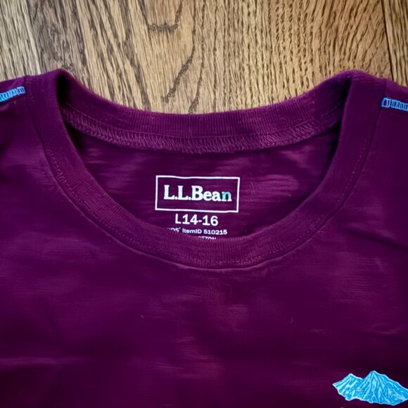 Kid's L.L. Bean t-shirt size L 14-16 - Picture 2 of 3